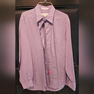 Perry Ellis dress shirt 16 34/35 Purple